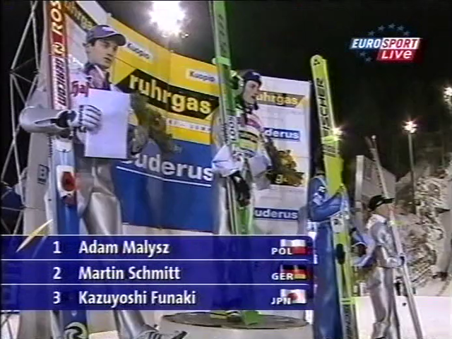 Podium PŚ w Kuopio (Eurosport)